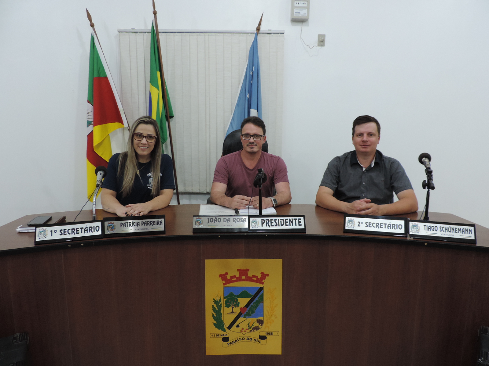 JOÃO RICARDO DA ROSA É ELEITO PRESIDENTE DA CÂMARA DE VEREADORES PARA O EXERCÍCIO DE 2020.